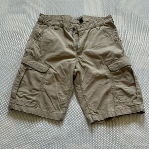 Carhartt Tan Cargo Shorts Relaxed Fit Cotton Blend